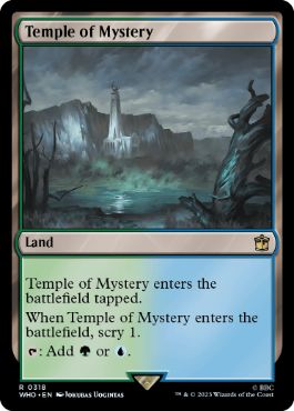 (318)《神秘の神殿/Temple of Mystery》[WHO] 土地R