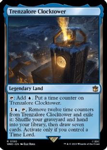 【Foil】(190)《トレンザロアの時計塔/Trenzalore Clocktower》[WHO] 土地R