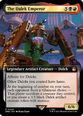 【Foil】(406)■拡張アート■《皇帝ダーレク/The Dalek Emperor》[WHO-BF] 金R