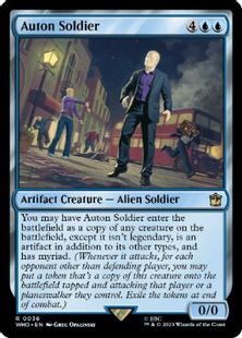 (036)《オートンの兵士/Auton Soldier》[WHO] 青R