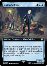 【サージ・Foil】(944)■拡張アート■《オートンの兵士/Auton Soldier》[WHO-BF] 青R