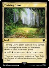 【サージ・Foil】(916)《興隆する木立/Thriving Grove》[WHO] 土地C