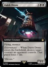 【サージ・Foil】(962)■拡張アート■《ダーレクのドローン/Dalek Drone》[WHO-BF] 黒R