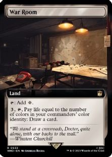 (533)■拡張アート■《作戦室/War Room》[WHO-BF] 土地R