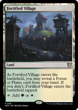 (161)《要塞化した村/Fortified Village》[WOC] 土地R