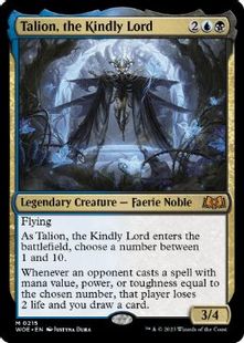 (215)《慈愛の王、タリオン/Talion, the Kindly Lord》[WOE] 金R