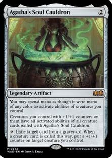 【Foil】(242)■プレリリース■《アガサの魂の大釜/Agatha's Soul Cauldron》[WOE-PRE] 茶R
