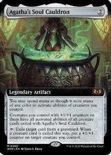 (366)■拡張アート■《アガサの魂の大釜/Agatha's Soul Cauldron》[WOE-BF] 茶R