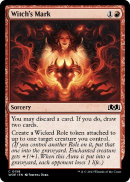 (158)《魔女の印/Witch's Mark》[WOE] 赤C