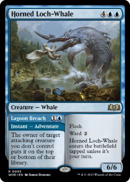 (053)《有角の湖鯨/Horned Loch-Whale》[WOE] 青R