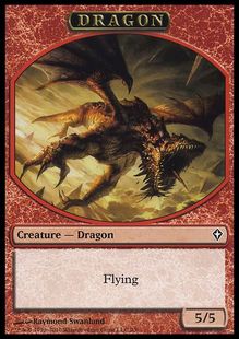 (002)《ドラゴントークン/Dragon Token》[WWK] 赤