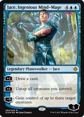 【Foil】《巧妙な精神魔道士、ジェイス/Jace, Ingenious Mind-Mage》[XLN] 青R