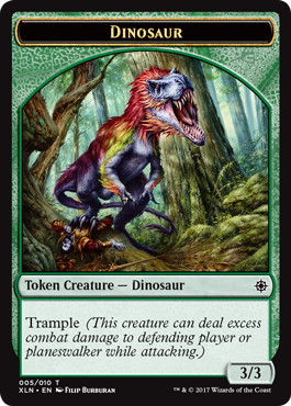 (005)《恐竜トークン/Dinosaur token》[XLN] 緑