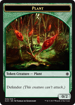 《植物》トークン [XLN] 緑
