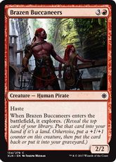 【Foil】《鉄面連合の海賊/Brazen Buccaneers》[XLN] 赤C