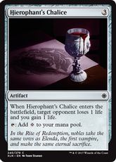 【Foil】《秘儀司祭の杯/Hierophant's Chalice》[XLN] 茶C