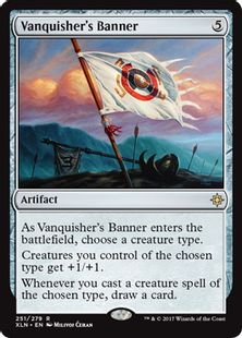 【Foil】《勝者の戦旗/Vanquisher's Banner》[XLN] 茶R