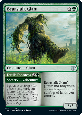 (061)《豆の木の巨人/Beanstalk Giant》[ZNC] 緑U