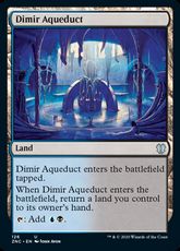 (126)《ディミーアの水路/Dimir Aqueduct》[ZNC] 土地U