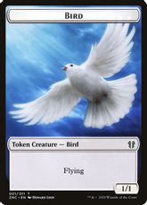 (001/002)《鳥トークン/Bird token》[ZNC] 白/白