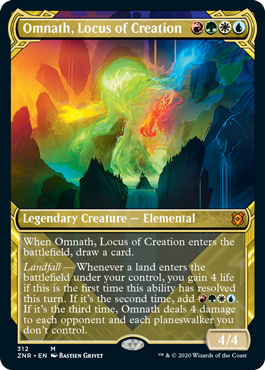 Foil】□Showcase□《Omnath, Locus of Creation》[ZNR-BF] | hareruya