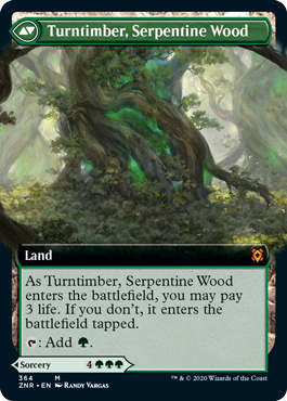 (364)■拡張アート■《変わり樹の共生/Turntimber Symbiosis》/《うねる森、変わり樹/Turntimber, Serpentine Wood》[ZNR-BF] 緑R