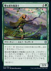 【Foil】(212)《嘲る樹木魔道士/Taunting Arbormage》[ZNR] 緑U