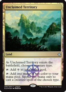 【Foil】《手付かずの領土/Unclaimed Territory》(League)[XLN-P] 土地U