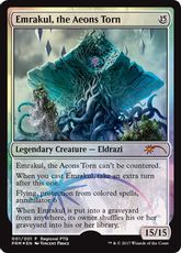 【Foil】《引き裂かれし永劫、エムラクール/Emrakul, the Aeons Torn》(RPTQプロモ)[流星マーク] 無R