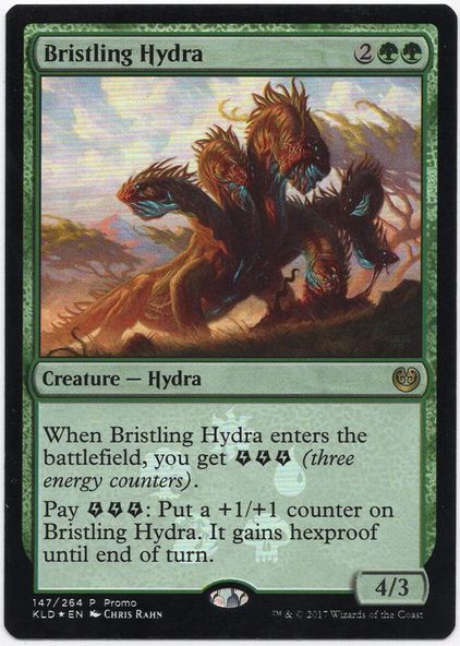 【Foil】《逆毛ハイドラ/Bristling Hydra》(リセールプロモ)[KLD-P] 緑R