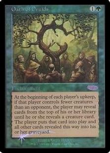 Foil】《ドルイドの誓い/Oath of Druids》(ジャッジ褒賞)[DCIマーク 