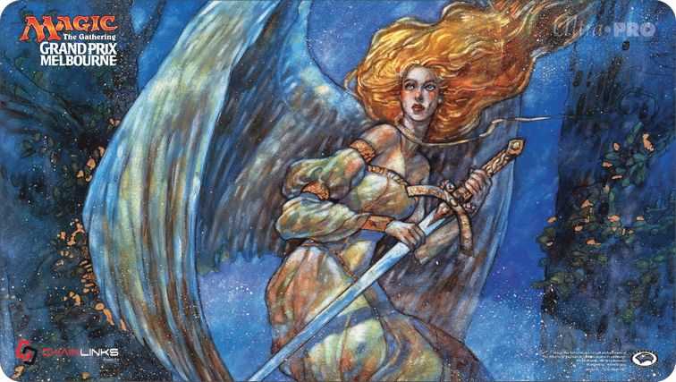 GPメルボルン2016 プレイマット 《セラの天使》 by Rebecca Guay P0319