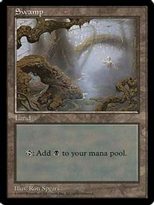 APAC3)《沼/Swamp》(Illus.Ron Spears B)[APACランド] 土地 | 日本最大 