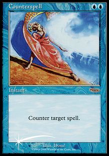Foil】□旧枠□《対抗呪文/Counterspell》(ジャッジ褒賞)[DCIマーク 