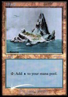 【Foil】《島/Island》(ICE版アリーナFoilランド)[ARENA] 土地