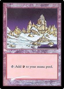 Foil】《山/Mountain》(ICE版アリーナFoilランド)[ARENA] 土地 | 日本 