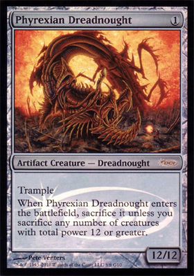 Phyrexian Dreadnought ジャッジ褒賞 ファイレクシアンドレッDCI