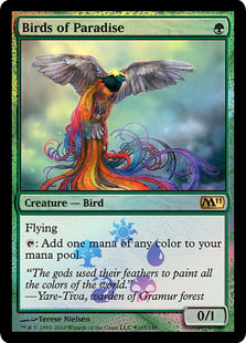 【Foil】《極楽鳥/Birds of Paradise》(BOXプロモ)[M11-P] 緑R