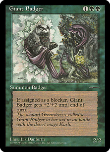 《Giant Badger》(メディア系プロモ)[BOOKプロモ] 緑C