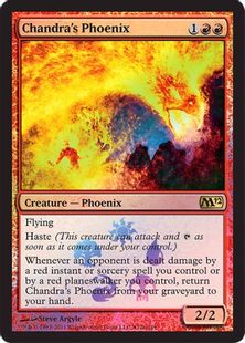 【Foil】《チャンドラのフェニックス/Chandra's Phoenix》(BOXプロモ)[M12-P] 赤