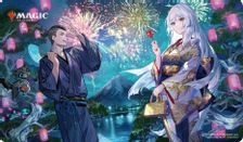 放浪皇の夏祭りキャンペーン プレイマット P2450 | 日本最大級 MTG通販 