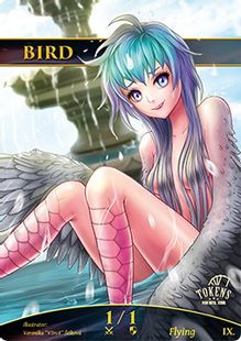 【Foil トークン】 BIRD (TOKENS FOR MTG.COM シリーズ9）