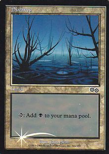 Foil】《沼/Swamp》(アリーナFoilランド)[USG-P] 土地 | 日本最大級 