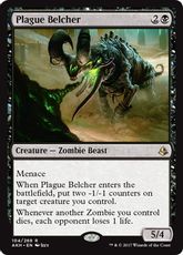 【Foil】■プレリリース■《疫病吹き/Plague Belcher》[AKH-PRE] 黒R