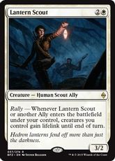 【Foil】■プレリリース■《ランタンの斥候/Lantern Scout》[BFZ-PRE] 白R