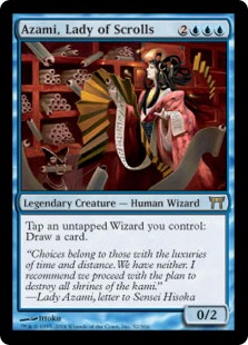 MTG　巻物の君、あざみ　foil FOIL] 巻物の君、あざみ/Azami, Lady of Scrolls 【日本語版
