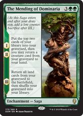 【Foil】■プレリリース■《ドミナリアの大修復/The Mending of Dominaria》[DOM-PRE] 緑R