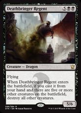 【Foil】■プレリリース■《死致の執政/Deathbringer Regent》[DTK-PRE] 黒R