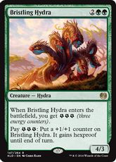 【Foil】■プレリリース■《逆毛ハイドラ/Bristling Hydra》[KLD-PRE] 緑R