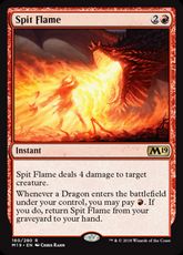 【Foil】■プレリリース■《吐炎/Spit Flame》[M19-PRE] 赤R